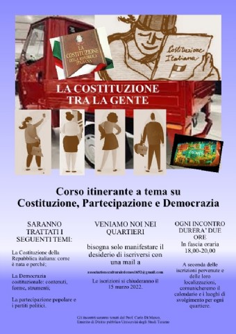 LA COSTITUZIONE TRA LA GENTE